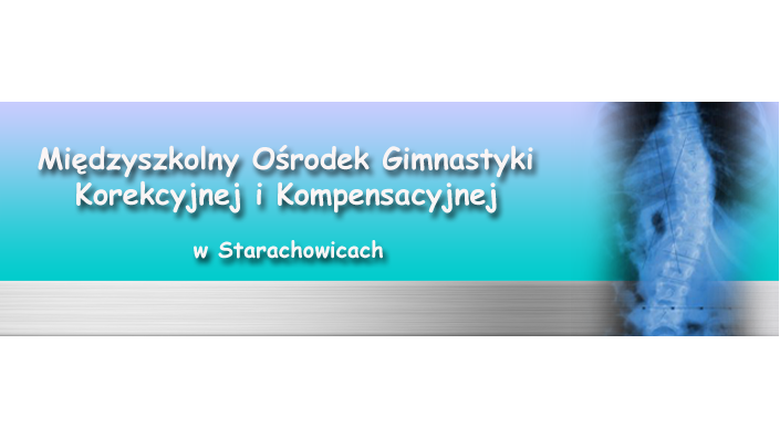 Miejski Ośrodek Gimnastyki Korekcyjnej i Kompensacyjnej w starachowickich - logo