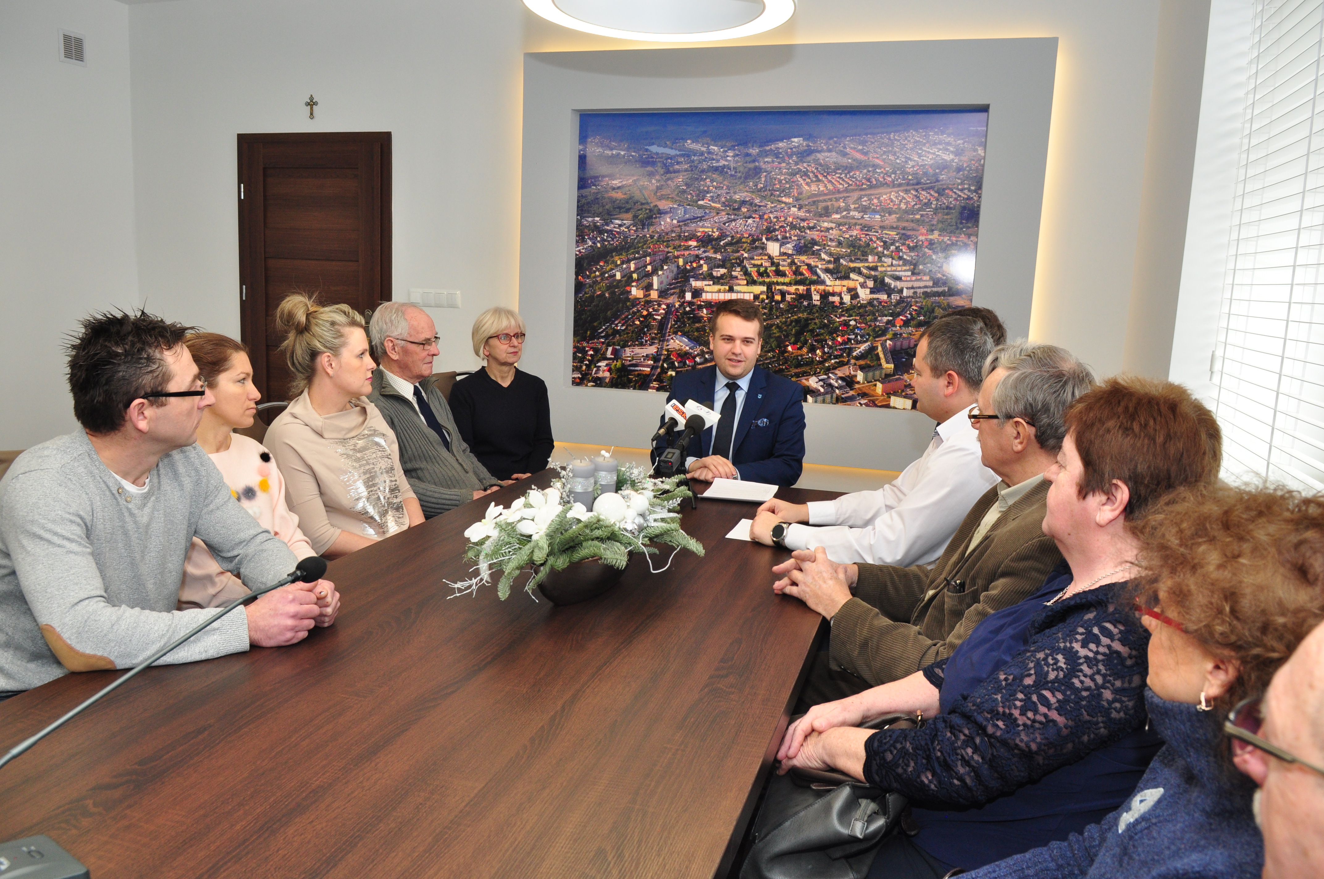 Konferencja prasowa Prezydenta Marka Materka 