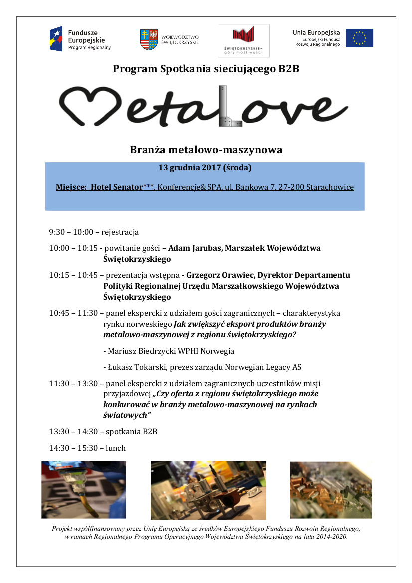 program konferencja metalove